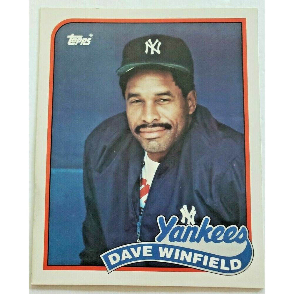 1989 Topps Dave Winfield Baseball Duo-Tang School Paper Pocket‎ Folder New